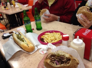 Shawarma, the subway sandwich of the Holy Land